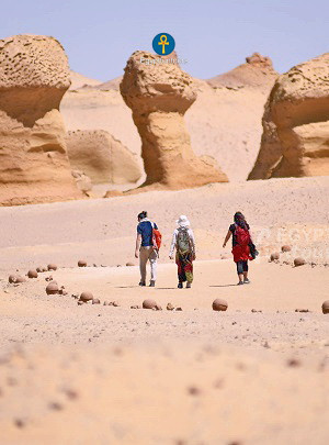 Hiking and trekking in Wadi El-Hitan
