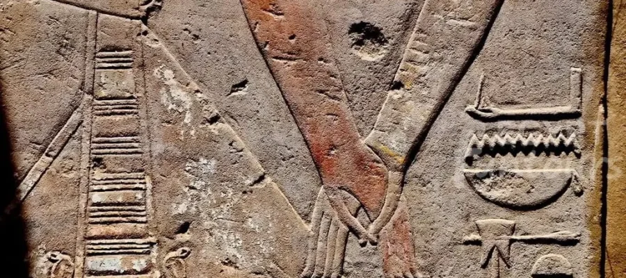 The ancient temples on Elephantine Island in Aswan