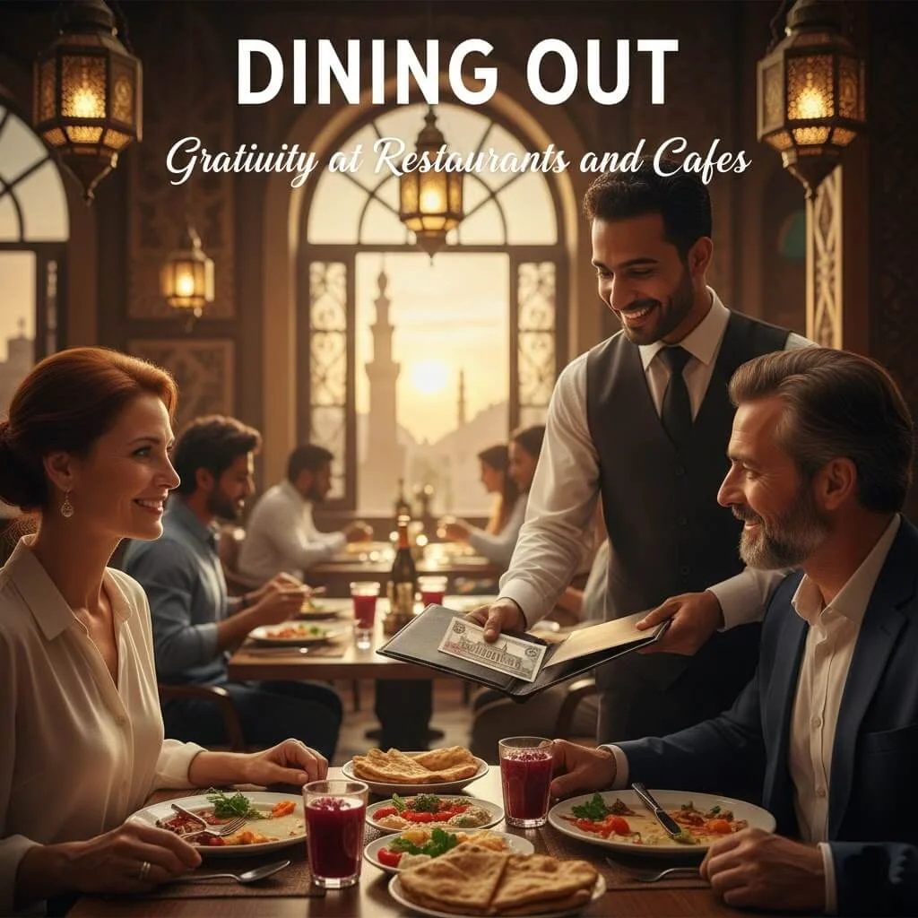 Dining Out; Gratuity at Restaurants and Cafes