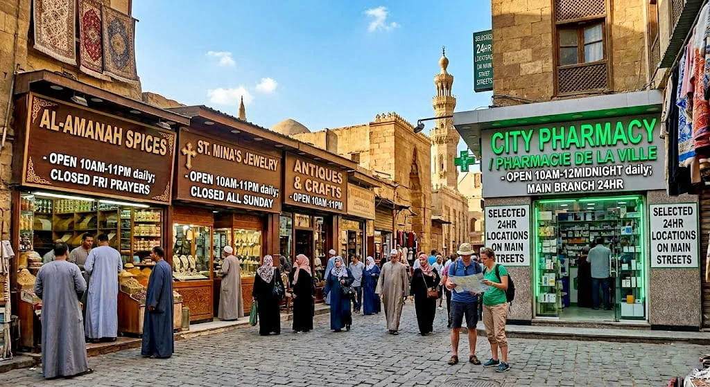Egypt Travel Tips Shopping and Pharmacy Operations