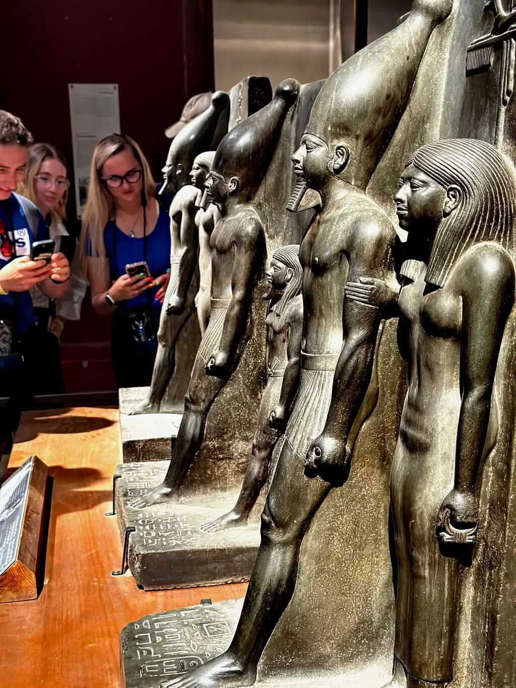 Statue of Menkawre in The Egyptian Museum