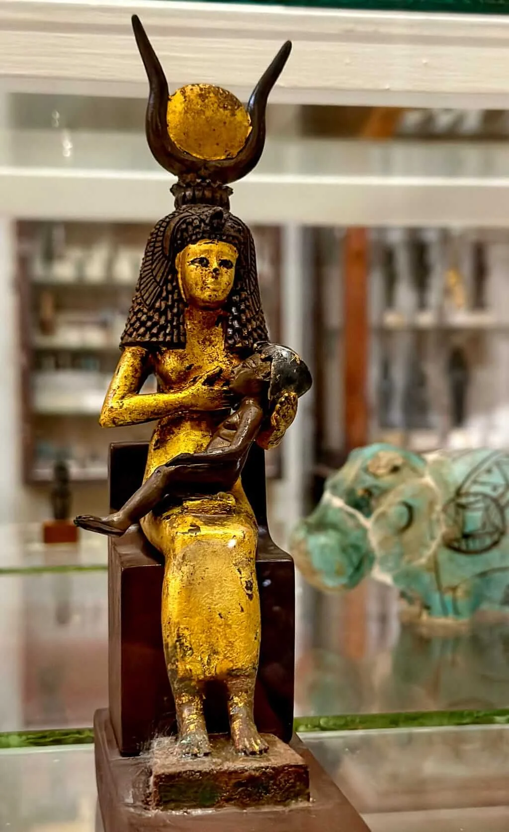 Statue of Goddess Isis in The Egyptian Museum