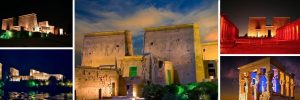 Philae Temple sound and light show
