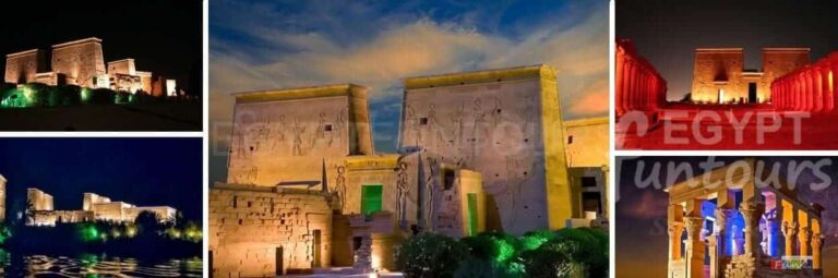 Philae temple sound and light show Egypt Fun Tours
