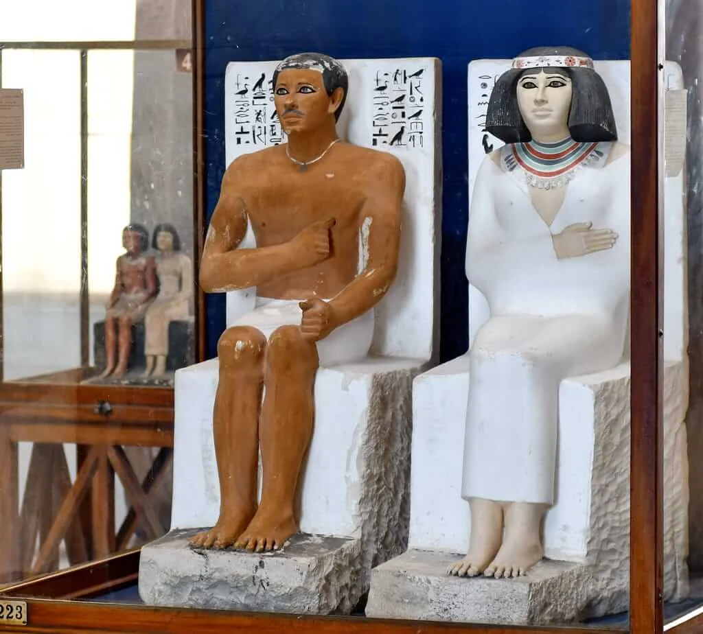Rahotep and Nofret; The Lifelike Pair (Room 32)