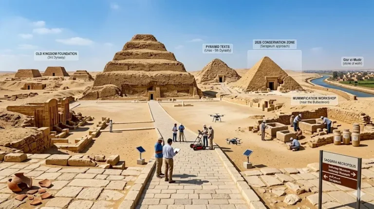 Saqqara Guide to Egypt’s Eternal Necropolis and the Evolution of the Pyramid