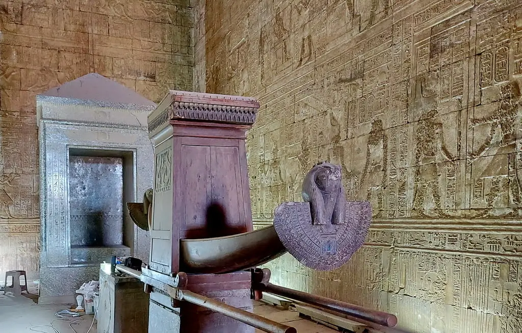 The Holy of Holies The Sanctuary of Horus - Temple of Edfu