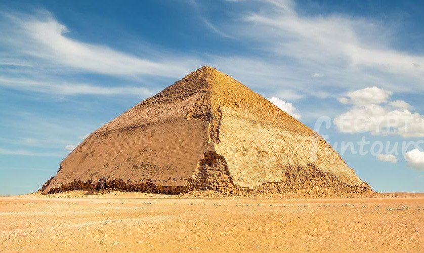 Bent Pyramid at Dahshur - Bent Pyramid of Snefru - Bent Pyramid Facts
