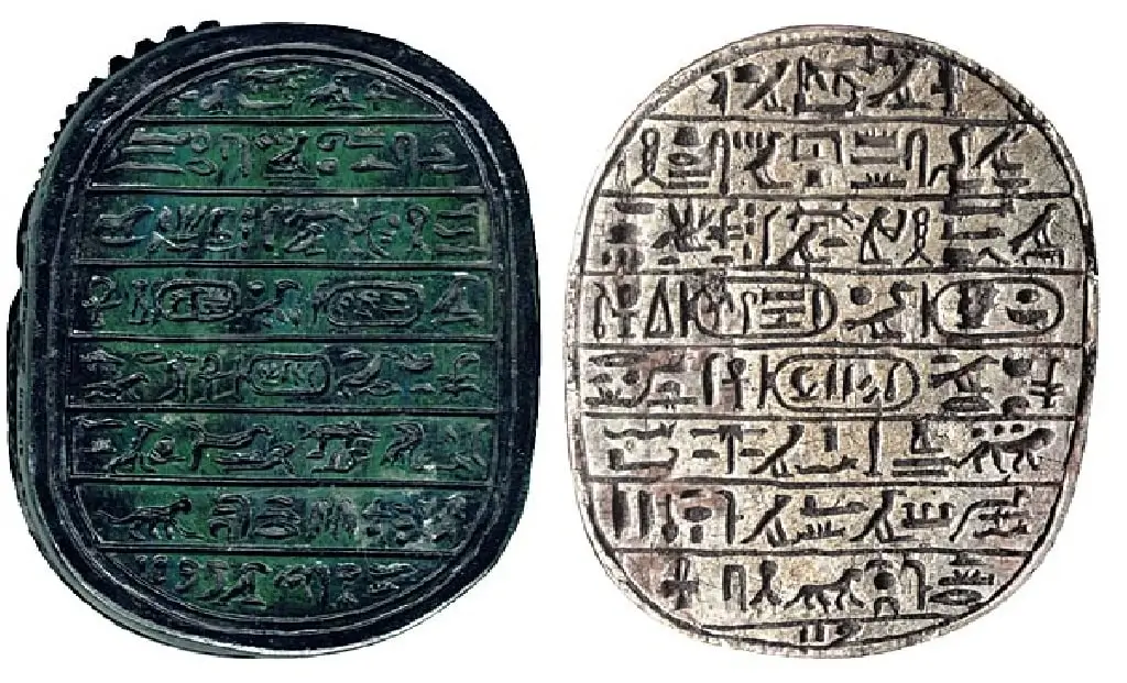 Messages on a Beetle; Decoding Scarab Designs and Inscriptions