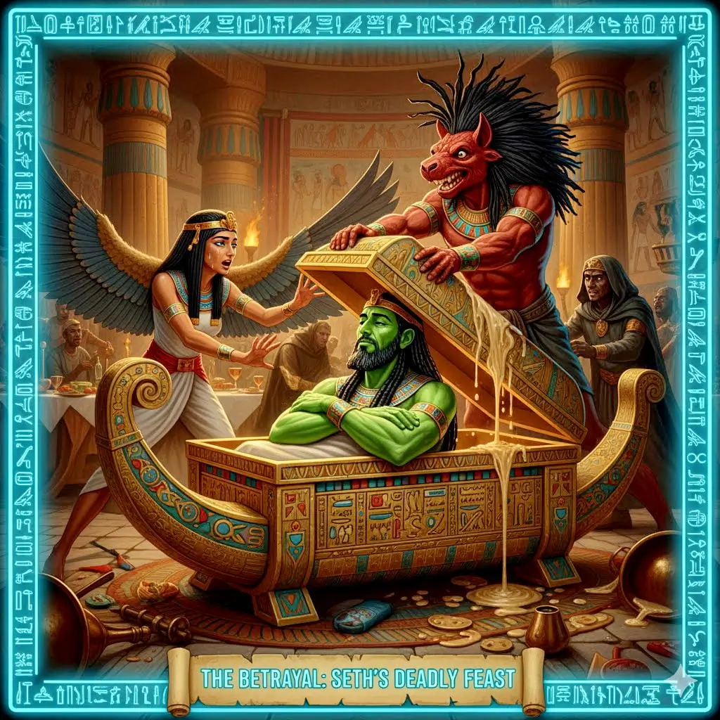 The Dinner party plot; The Legend of Osiris