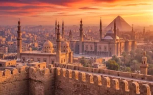 Cairo Airport Layover Tour; Pyramids, Coptic Cairo & Bazaar