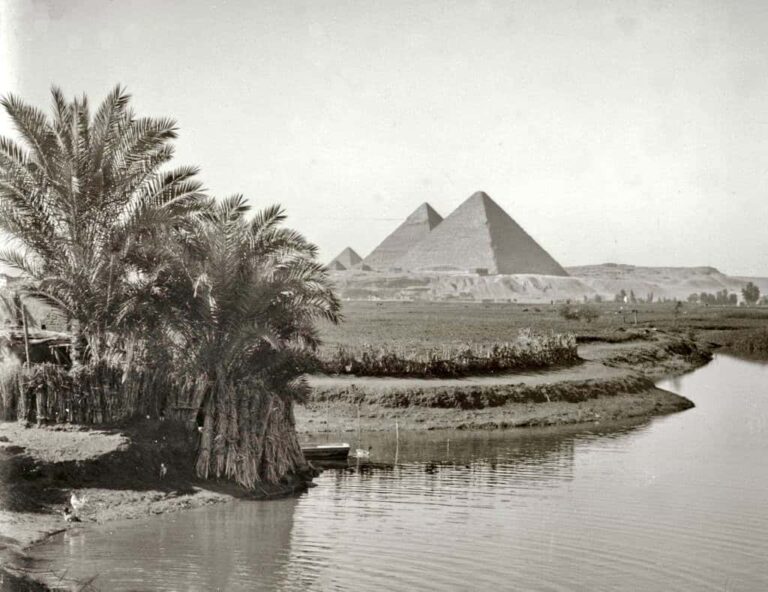 El Haram street water near the pyramids Egypt Fun Tours