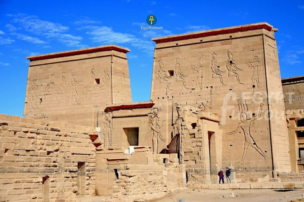 The First Pylon of Philae Temple