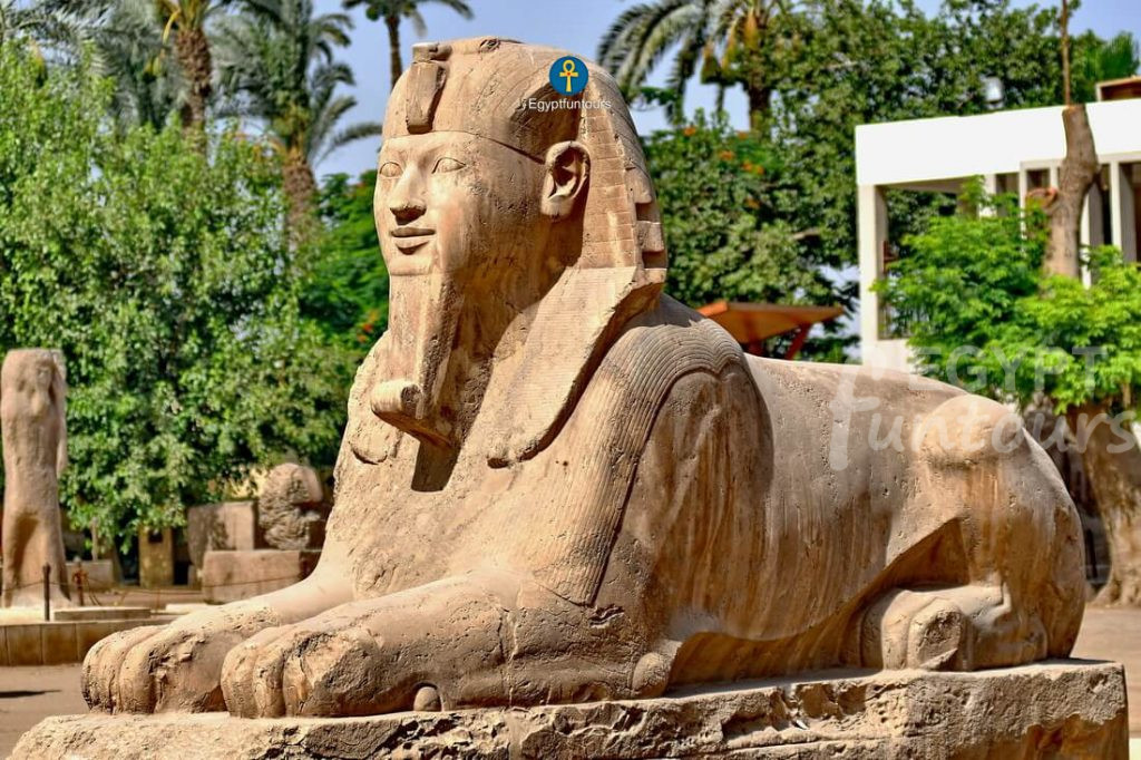 Memphis Alabaster Sphinx - best tourist attractions in Egypt