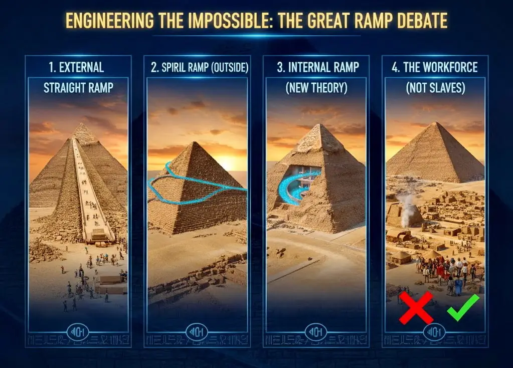 How Were They Built; (The Great Debate) - The Egyptian Pyramids