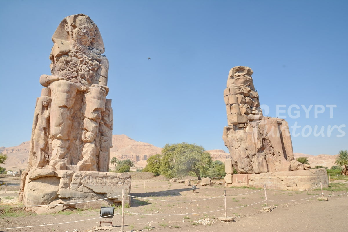 Memnon colossi of king amenophis III - 16 days standard historical egypt tour package