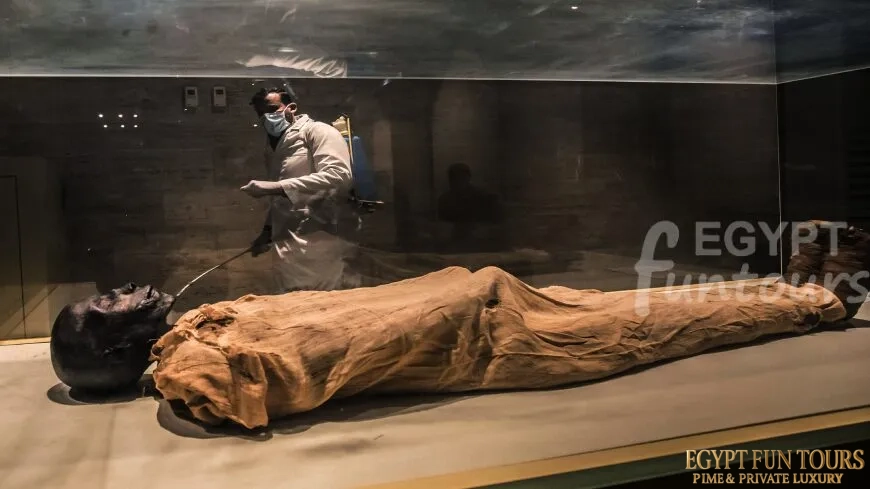Ancient Egyptian Mummy - National Museum of Egyptian Civilization tours