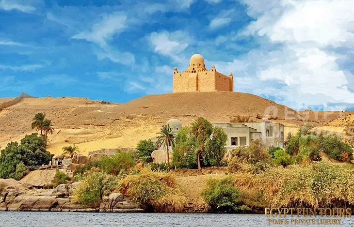 egypt aswan aga khan mausoleum - 16 days standard historical egypt tour package