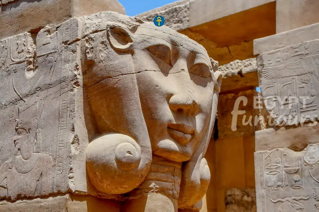 The ancient temples on Elephantine Island in Aswan