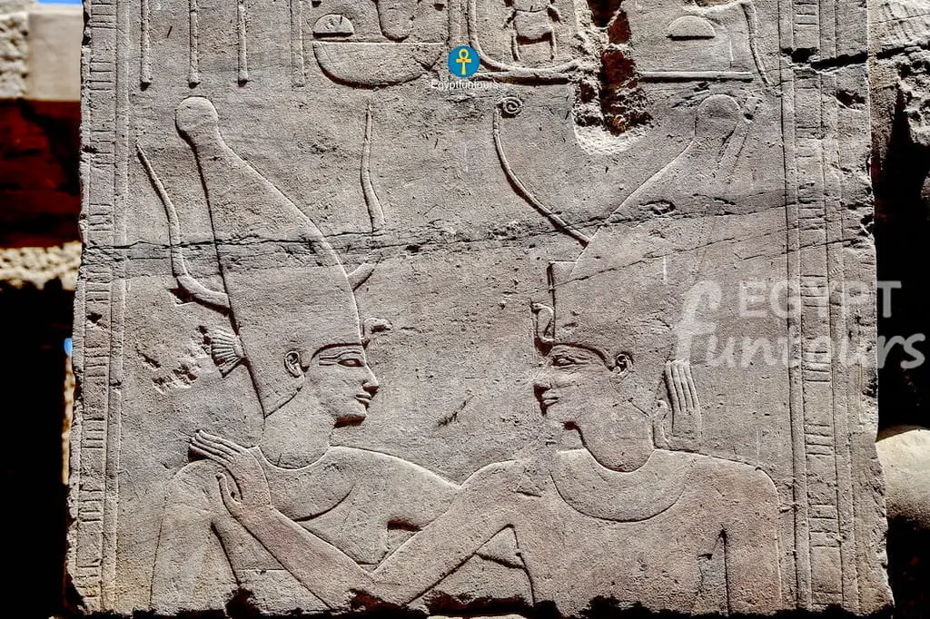 The ancient temples on Elephantine Island in Aswan