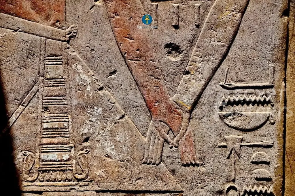 The ancient temples on Elephantine Island in Aswan