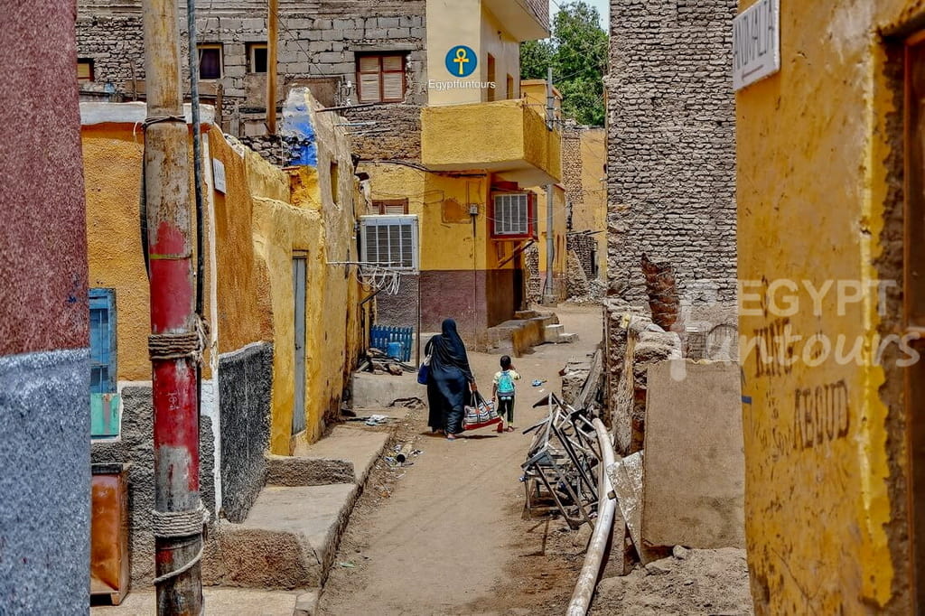 The Nubian Villages on Elephantine Island in Aswan