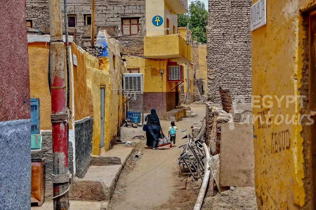 The Nubian Villages on Elephantine Island in Aswan