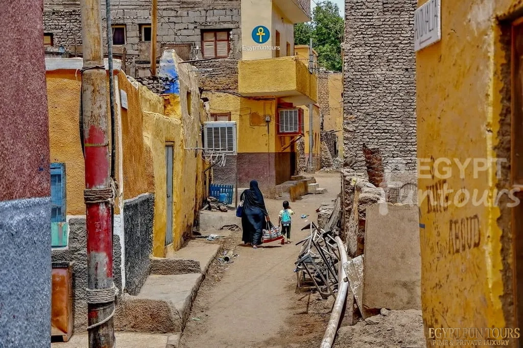 The Nubian Villages on Elephantine Island in Aswan