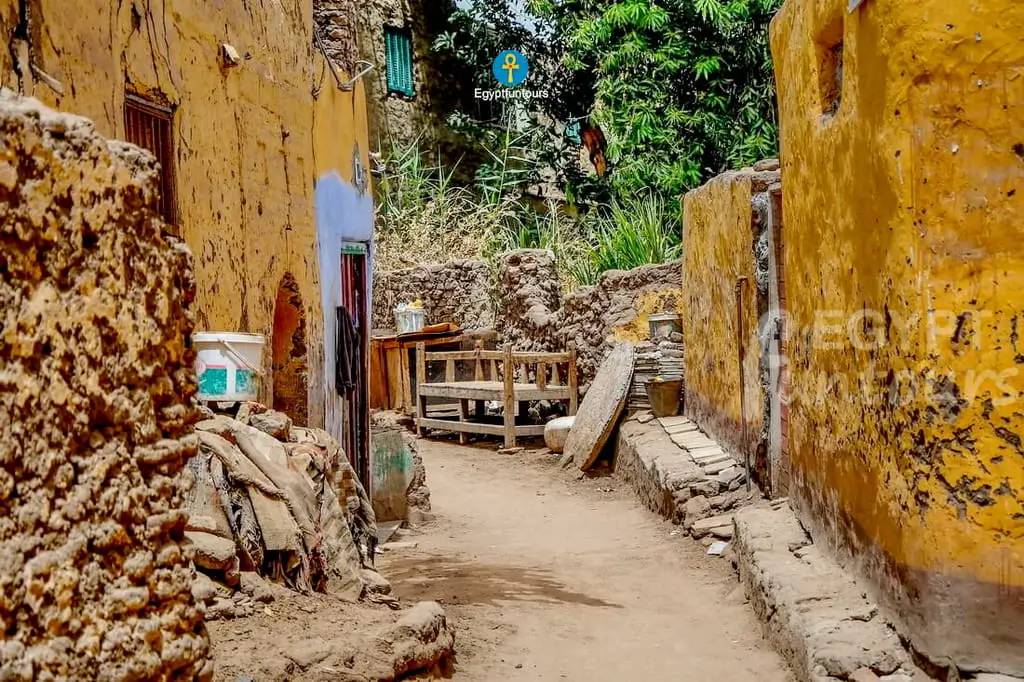 The Nubian Villages on Elephantine Island in Aswan