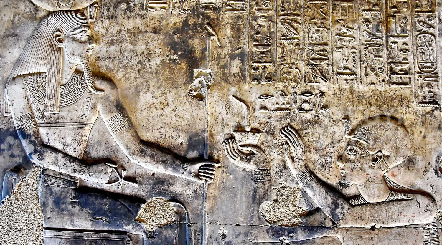 Abydos Temple of god Osiris built by King Seti First