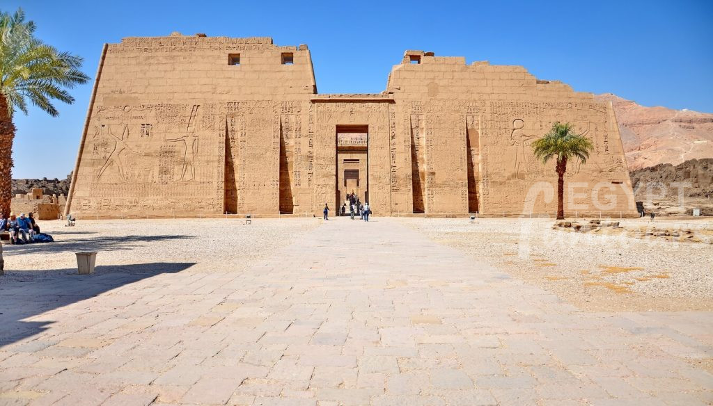 Luxor temple of Madinat Habu of King Ramses III