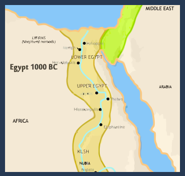 The Map of Egypt - Egypt Fun Tours
