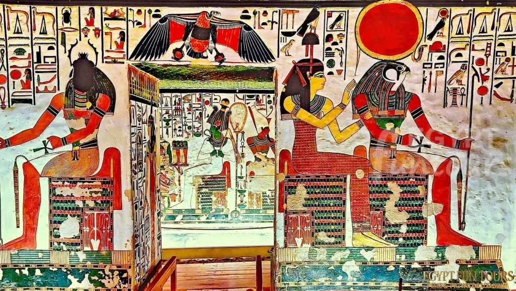 Nefertari tomb qv66 valley queens luxor 1 min min