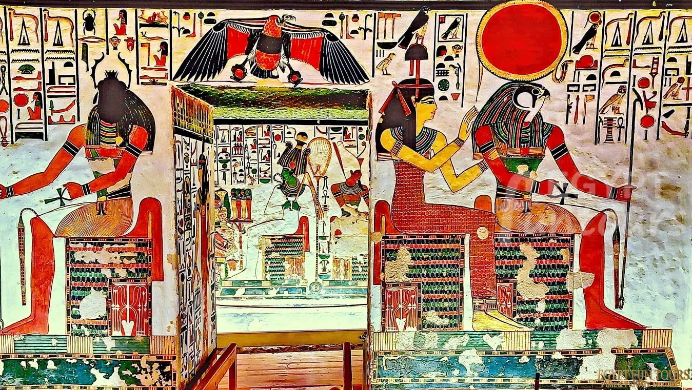 Nefertari tomb qv66 valley queens luxor 1 min min