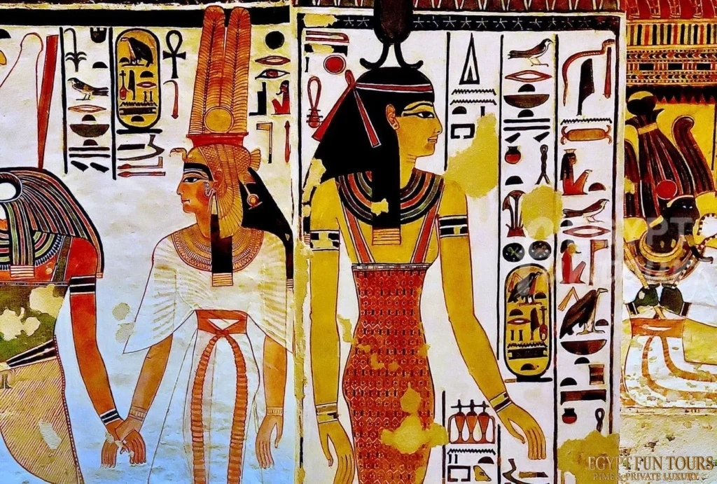 Nefertari tomb qv66 valley queens luxor 10 min min