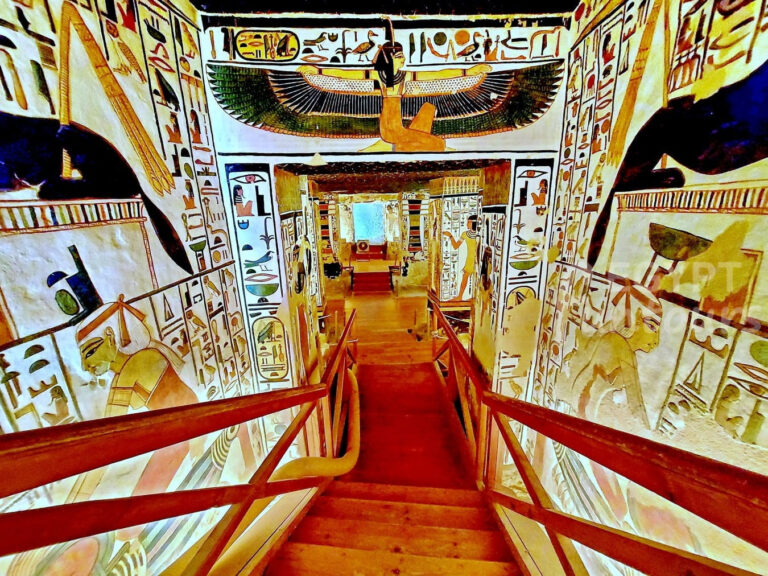 Goddess Ma'at Principles - Nefertari tomb qv66 valley queens luxor - 9 days unesco tour