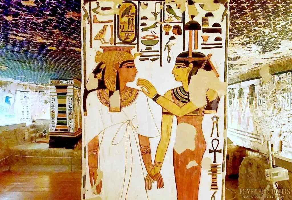 Nefertari tomb qv66 valley queens luxor 22 min min