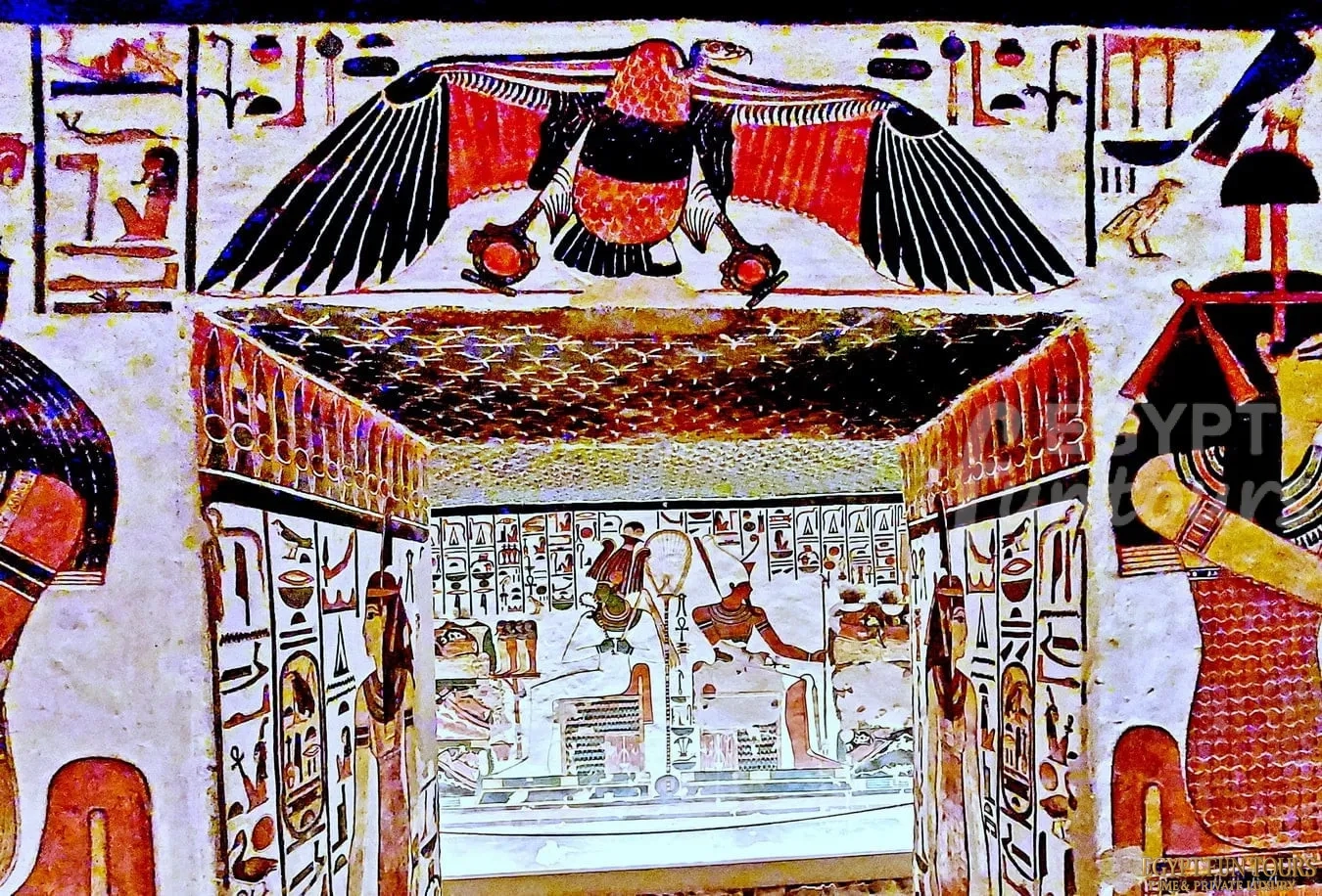 Nefertari tomb qv66 valley queens luxor 25 min min