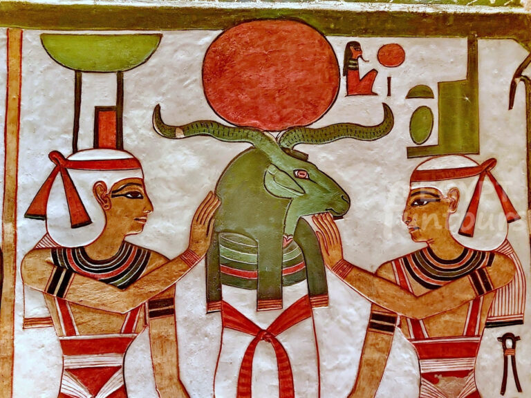 Nefertari tomb qv66 valley queens luxor - God khnum