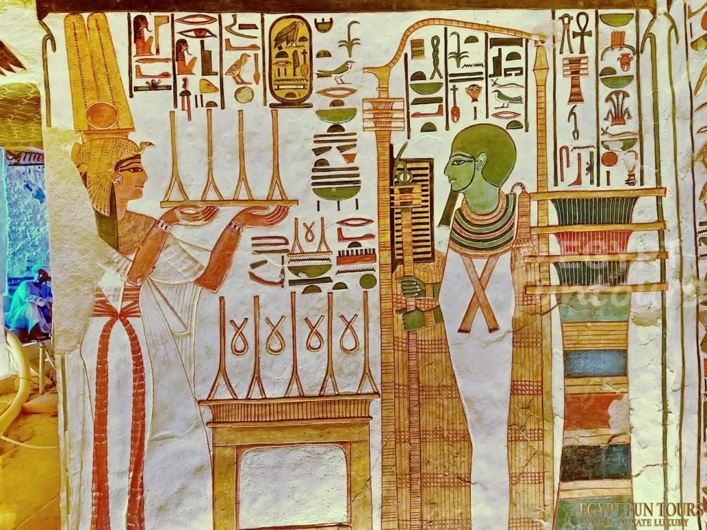 Nefertari tomb qv66 valley queens luxor 30 min min