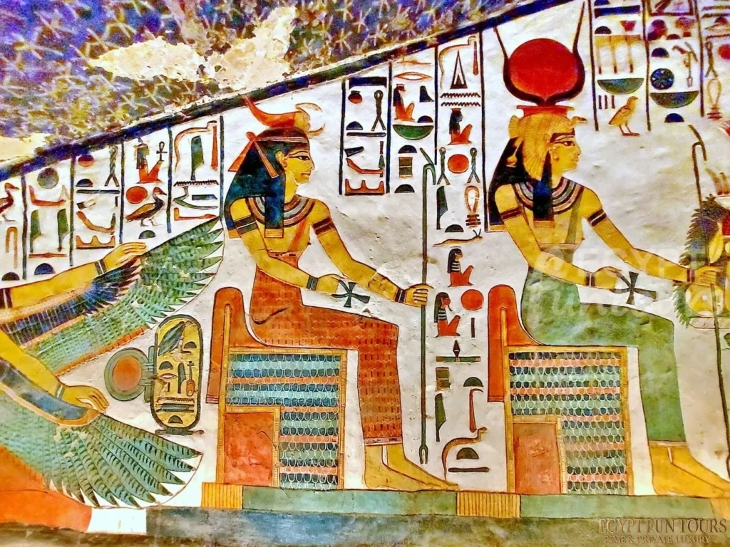 Nefertari tomb qv66 valley queens luxor 32 min min