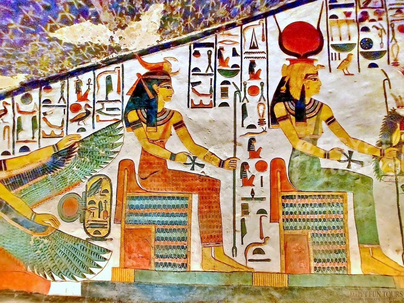 Nefertari tomb qv66 valley queens luxor 32 min min