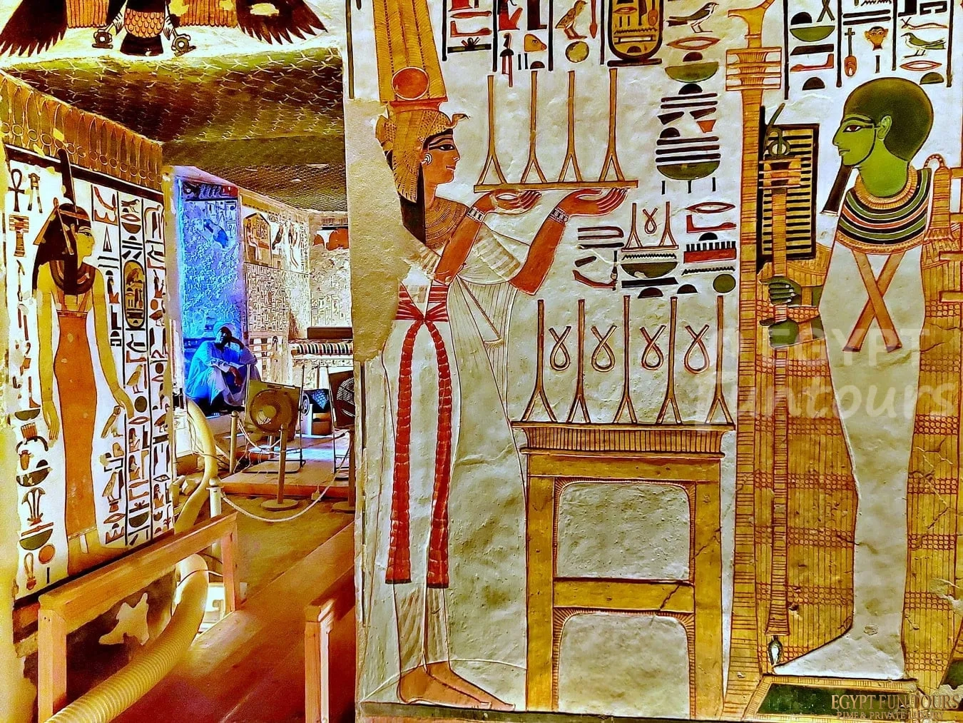 Nefertari tomb qv66 valley queens luxor 37 min min