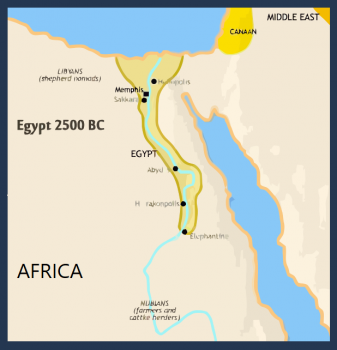 Map Of Egypt 2500 Bce Egypt Fun Tours 337x350 