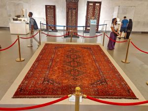 Ottoman Carpet - Islamic Artifacts in The National Museum of Egyptian Civilization