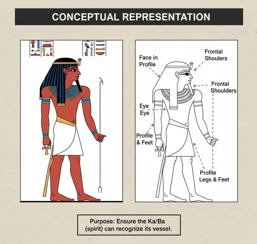 The Rule of Conceptual Representation - Ancient Egyptian Art