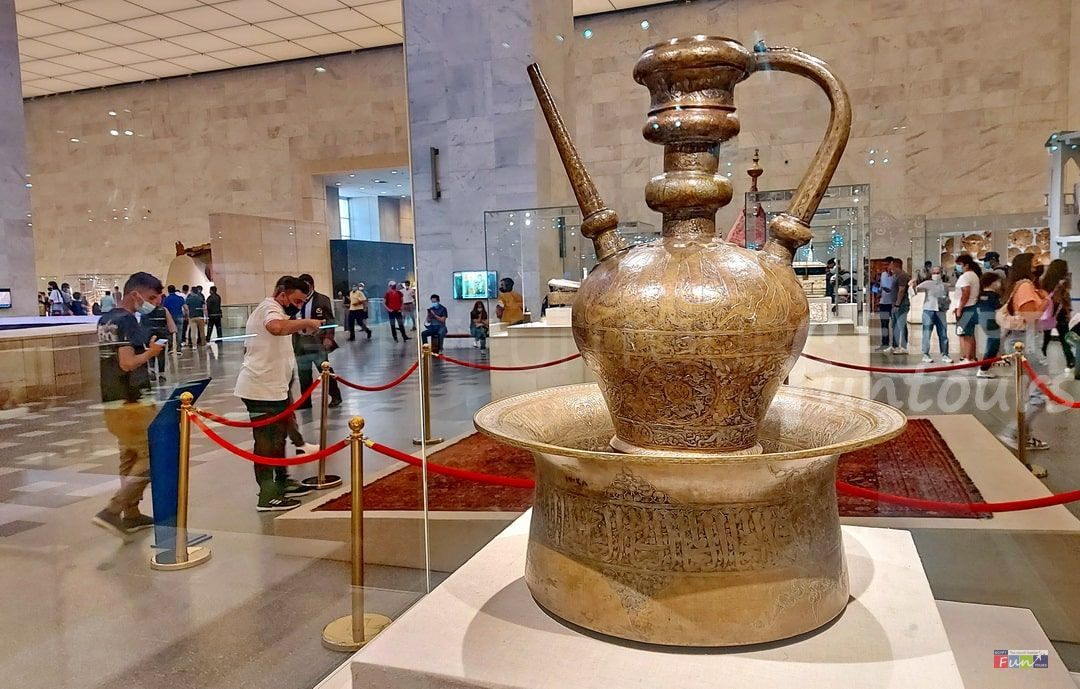 Basin Ewer - Islamic Artifacts in The National Museum of Egyptian Civilization