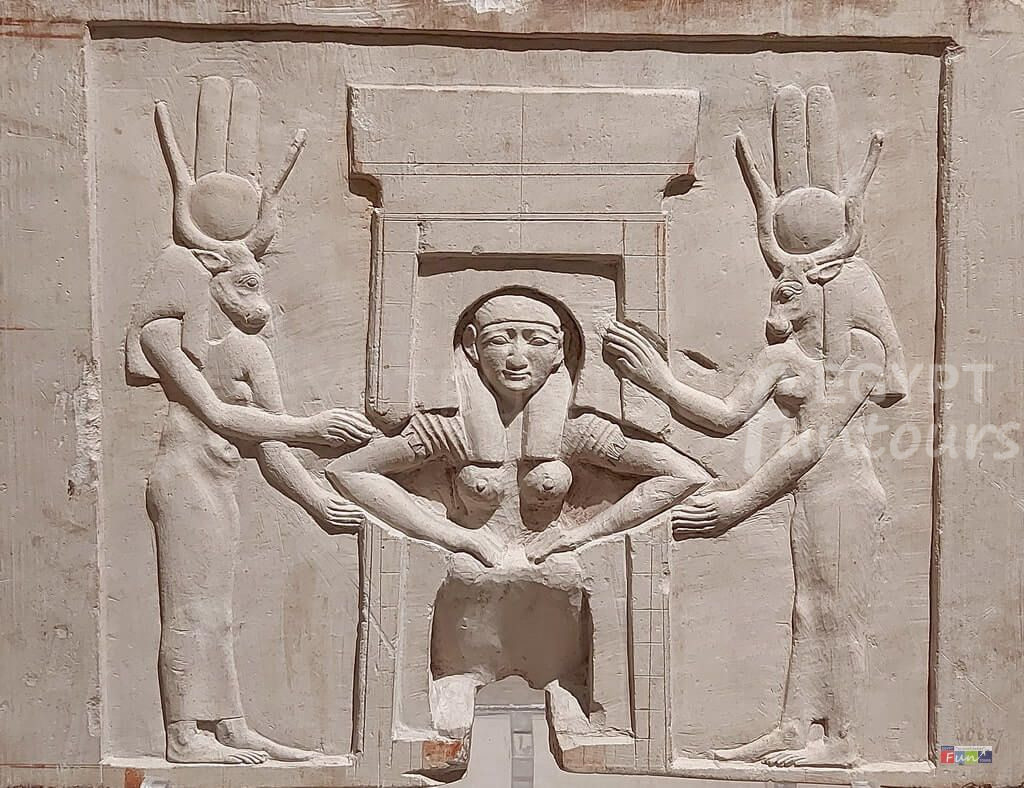 Hathor goddess of heavenly motherhood - Egypt Fun Tours