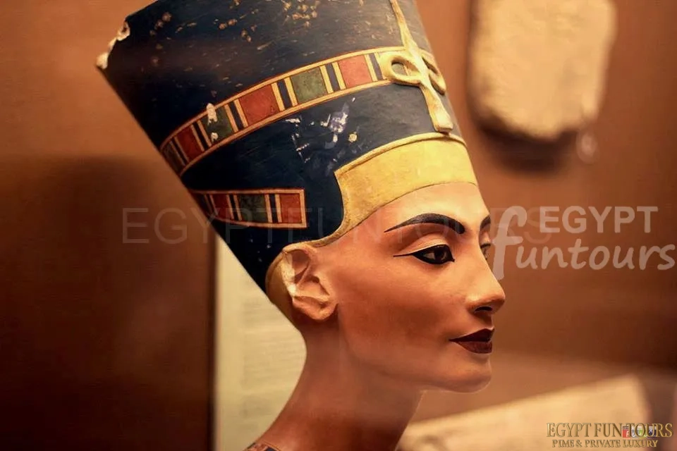 Queen nefertiti bust ancient egyptian artifacts egypt fun tours
