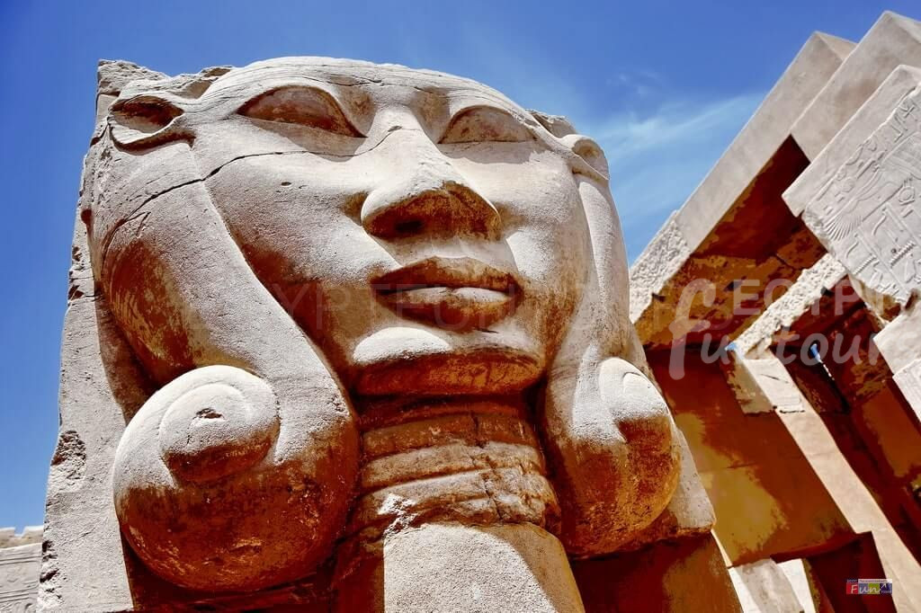 Hathoric Pillar - The Hymn of Seven Hathors - Egypt Fun Tours